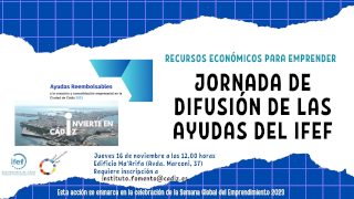 Jornada difusión ayudas