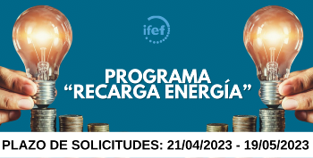 Programa Recarga Energía. Subvenciones para el mantenimiento de la actividad económica de autónomos y empresas de la Ciudad de Cádiz ante el incremento del coste de la energía