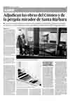 Presa local (02/07/2013) Adjudican las obras de la pérgola mirador de Santa Bárbara